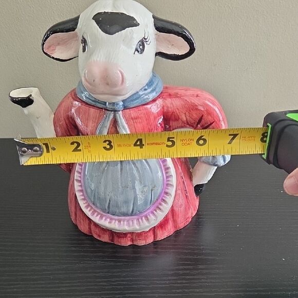 Vintage Cow Ceramic Teapot - Picture 9 of 10